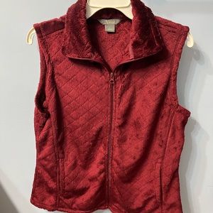 Large velvet vest